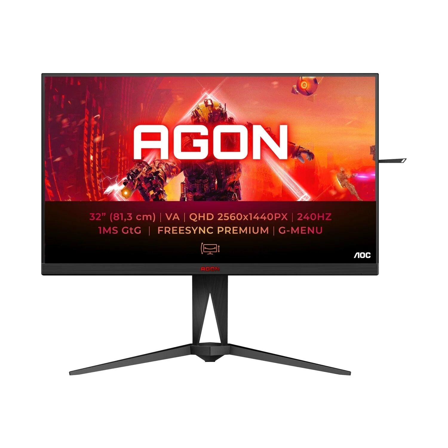 AOC AGON Gaming Monitor 31.5 Inch QHD 240Hz AG325QZN