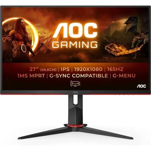 AOC Gaming Monitor 27 Inch IPS Full HD 165Hz 27G2SPU/BK