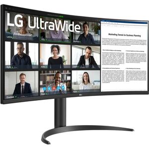 LG 34WR55QC 34 QHD VA Curved Monitor