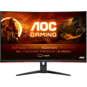 AOC C27G2ZE/BK 27 Full HD 240Hz Curved Gaming Monitor