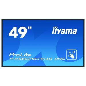 IIYAMA ProLite TF4939UHSC-B1AG 49 4K UHD IPS Touchscreen Large Format Display