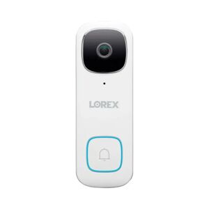 Lorex 2K Wired White Video Doorbell - 1 Pack
