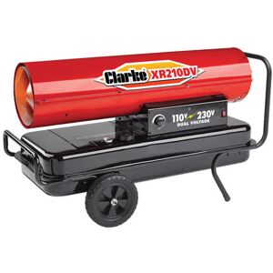Clarke Clarke XR210DV 61.5kW Paraffin/Diesel Dual Voltage Industrial Space Heater (110V/230V) Clarke Clarke XR210DV 61.5kW Paraffin/Diesel Dual Voltage Industrial Space Heater (110V/230V)