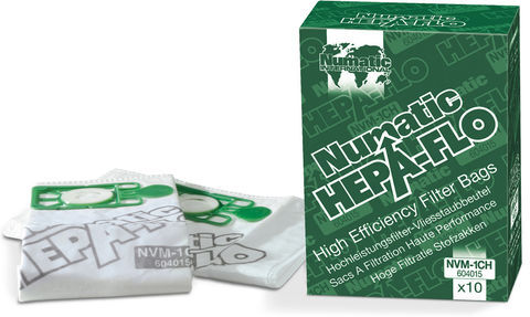 Numatic Numatic 10 Pack NVM-2BH Hepaflo Filter Bags