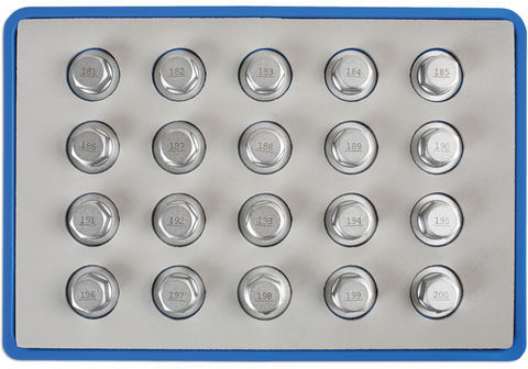 Laser Laser 6863 20 Piece Locking Wheel Nut Key Set - Vauxhall/Opel