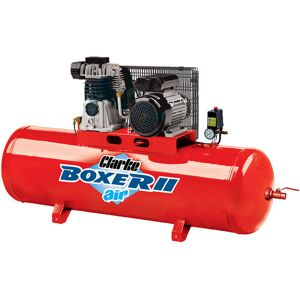 Clarke Clarke Boxer II 14/200 (O/L) 14cfm 200 Litre 3HP Belt Driven Air Compressor (230V) Clarke Clarke Boxer II 14/200 (O/L) 14cfm 200 Litre 3HP Belt Driven Air Compressor (230V)