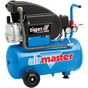 Airmaster Airmaster Tiger 8/260 7cfm 24 Litre 2HP Air Compressor (230V) Airmaster Airmaster Tiger 8/260 7cfm 24 Litre 2HP Air Compressor (230V)