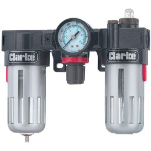Clarke Clarke 1/2" Filter, Regulator & Lubricator - CMF3 Clarke Clarke 1/2" Filter, Regulator & Lubricator - CMF3