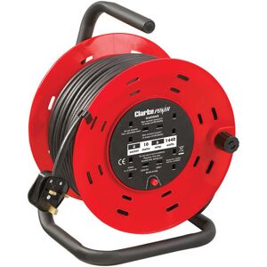Clarke Clarke CCR26 230V 4 Socket 25m 2.52mm Cable Reel With Thermal Cut Out Clarke Clarke CCR26 230V 4 Socket 25m 2.52mm Cable Reel With Thermal Cut Out