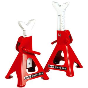 Clarke Clarke CAX6TBC Pair of 6 Tonne Axle Stands (3T per stand) Clarke Clarke CAX6TBC Pair of 6 Tonne Axle Stands (3T per stand)