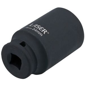 Laser Laser 8738 1/2"D Hub Nut Socket 34mm Laser Laser 8738 1/2"D Hub Nut Socket 34mm