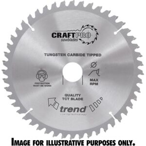 Trend Trend CSB/AP18458 Craft Saw Blade Aluminium And Plastic 184mm X 58 X 16mm Trend Trend CSB/AP18458 Craft Saw Blade Aluminium And Plastic 184mm X 58 X 16mm
