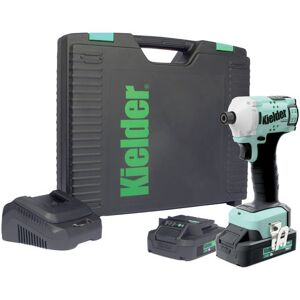 Kielder Kielder KWT-155 1/4” Drive 18V Brushless 220Nm Ultra Compact Impact Driver with 2 x 2.0Ah Batteries Kielder Kielder KWT-155 1/4” Drive 18V Brushless 220Nm Ultra Compact Impact Driver with 2 x 2.0Ah Batteries