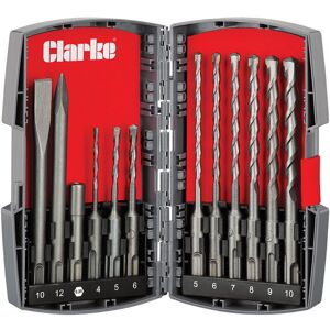 Clarke Clarke CHT802 SDS+ 12 Piece Drill And Chisel Set Clarke Clarke CHT802 SDS+ 12 Piece Drill And Chisel Set