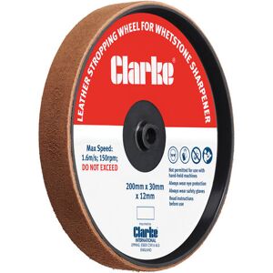 Clarke Clarke Leather Stropping Wheel for CWS250 200x30x12mm Clarke Clarke Leather Stropping Wheel for CWS250 200x30x12mm