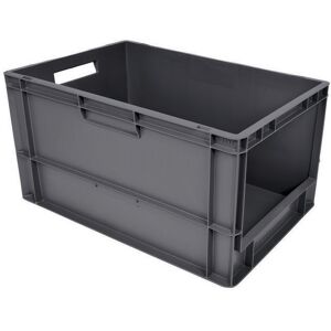 Barton Storage Barton Storage E6432-4P20/2 - 60L Open Fronted Euro Containers - Grey Pack of 2 (600 x 400 x 320mm) Barton Storage Barton Storage E6432-4P20/2 - 60L Open Fronted Euro Containers - Grey Pack of 2 (600 x 400 x 320mm)