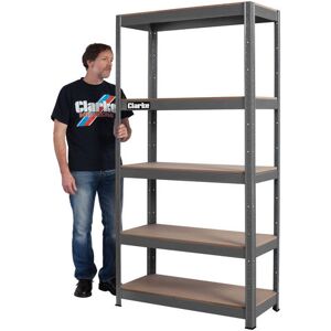 15% Off Weekend Clarke CSM5350B 350kg Boltless Shelving (Dark Grey) 15% Off Weekend Clarke CSM5350B 350kg Boltless Shelving (Dark Grey)