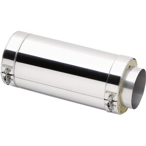 Clarke 6" Stainless Steel Adjustable Twin Wall Flue Extension 75-150mm Clarke 6" Stainless Steel Adjustable Twin Wall Flue Extension 75-150mm