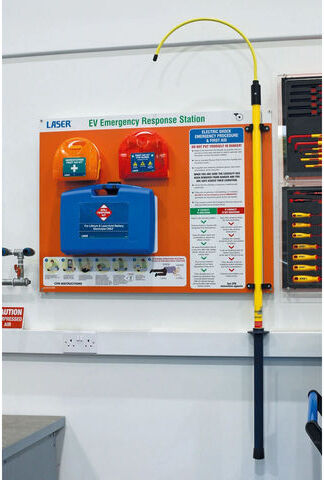 Laser Laser 8969 EV Emergency Response Station with Electric Burns Kit, First Aid Kit, Battery Spill Response Kit