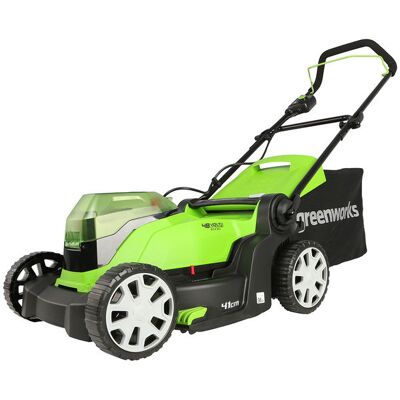 Greenworks GWG24X2LM41 48V 41cm Cordless Lawnmower (Bare Unit) Greenworks GWG24X2LM41 48V 41cm Cordless Lawnmower (Bare Unit)