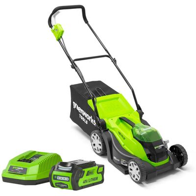 Greenworks 40V Greenworks G40LM35K2 35cm Lawnmower with 40V/2Ah Battery and Charger Greenworks 40V Greenworks G40LM35K2 35cm Lawnmower with 40V/2Ah Battery and Charger