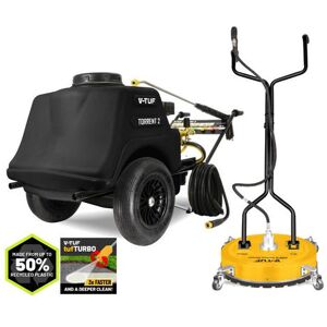 V-TUF V-TUF TORRENT2 7HP 190 Bar, 13L/min Mini-Bowser Petrol Pressure Washer + 20" Poly Deck Surface Cleaner V-TUF V-TUF TORRENT2 7HP 190 Bar, 13L/min Mini-Bowser Petrol Pressure Washer + 20" Poly Deck Surface Cleaner