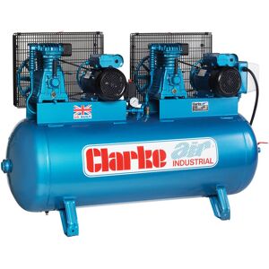 Clarke Clarke XE37/270 (O/L) 36cfm 270 Litre 2x4HP Industrial Air Compressor (230V) Clarke Clarke XE37/270 (O/L) 36cfm 270 Litre 2x4HP Industrial Air Compressor (230V)