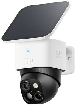 Eufy Eufy T81703W1 SoloCam S340 Wireless Outdoor Security Camera with Dual Lens and Solar Panel