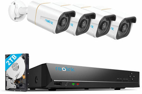Reolink Reolink NVS8-5KB4-A 10MP 4 Bullet PoE Camera 8-channel NVR security system with 2TB HDD