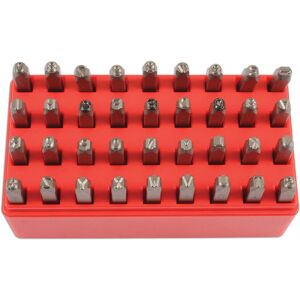 Laser 6117 36 Piece 4mm Letter and Number Punch Set Laser 6117 36 Piece 4mm Letter and Number Punch Set