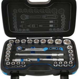 Laser Tools 6920 Metric Socket Set - 31pc, 1/2" Drive, Hex & Torx Laser Tools 6920 Metric Socket Set - 31pc, 1/2" Drive, Hex & Torx