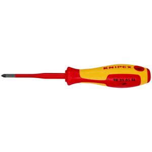 Knipex Knipex 98 25 01 SL VDE Insulated Pozidriv® Screwdriver PZ1 x 80mm - Slim Knipex Knipex 98 25 01 SL VDE Insulated Pozidriv® Screwdriver PZ1 x 80mm - Slim