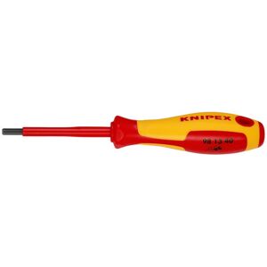Knipex Knipex 98 13 40 VDE Insulated Hexagon Screwdriver 4.0 x 75mm Knipex Knipex 98 13 40 VDE Insulated Hexagon Screwdriver 4.0 x 75mm