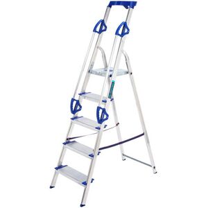 Machine Mart Xtra TB Davies 5 Tread Premier XL Platform Step Ladders Machine Mart Xtra TB Davies 5 Tread Premier XL Platform Step Ladders