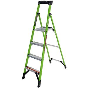 T. B. Davies Little Giant 4 Tread Mighty Lite Hi-Viz GRP Fibreglass Step Ladder T. B. Davies Little Giant 4 Tread Mighty Lite Hi-Viz GRP Fibreglass Step Ladder