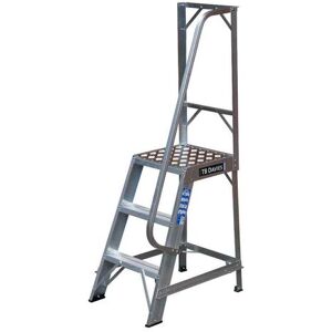 Machine Mart Xtra TB Davies 3 Tread DPS-Step Aluminium Trade Single-Sided Access Platform Machine Mart Xtra TB Davies 3 Tread DPS-Step Aluminium Trade Single-Sided Access Platform