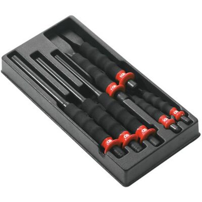 Facom MOD.CG1 7 Piece Sheathed Drift Punch and Chisel Set Facom MOD.CG1 7 Piece Sheathed Drift Punch and Chisel Set