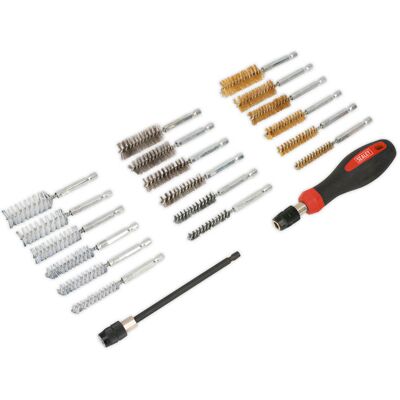 Sealey VS1800 20 piece Cleaning & Decarbonising Brush Set Sealey VS1800 20 piece Cleaning & Decarbonising Brush Set