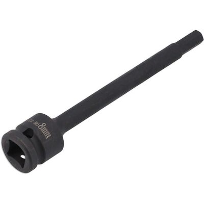 Laser Tools Impact Hexagon Socket - Extra Long 8mm Impact Wrench Laser Tools Impact Hexagon Socket - Extra Long 8mm Impact Wrench