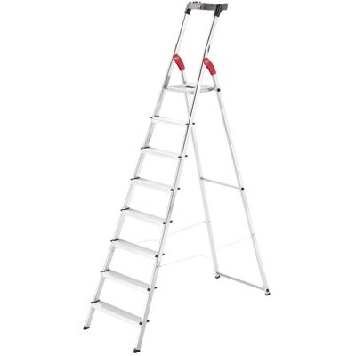 Hailo L60 Standardline Aluminium Step Ladders (8 Tread) Hailo L60 Standardline Aluminium Step Ladders (8 Tread)