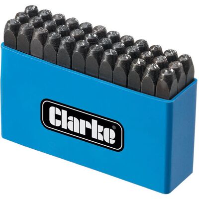 Clarke ET105 4mm Letter and Number Punch Set Clarke ET105 4mm Letter and Number Punch Set