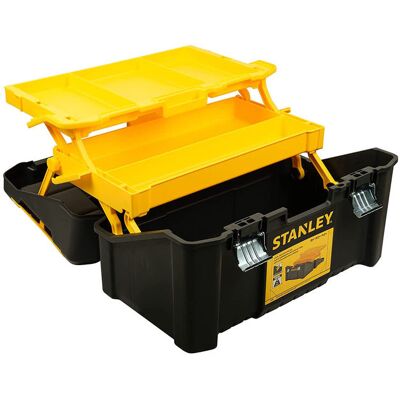 Stanley STST83397-1 Essentials 3-level Cantilever Tool Box 49cm (19") Stanley STST83397-1 Essentials 3-level Cantilever Tool Box 49cm (19")