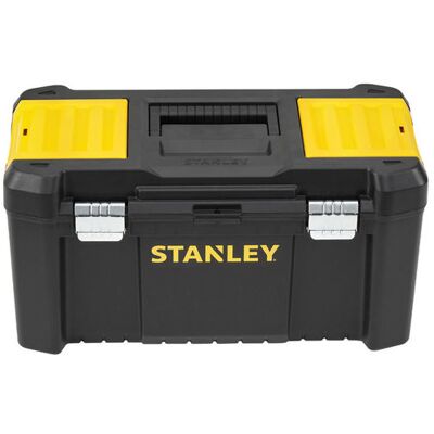 STANLEY ESSENTIAL 19" TOOLBOX WITH METAL LATCHES STANLEY ESSENTIAL 19" TOOLBOX WITH METAL LATCHES