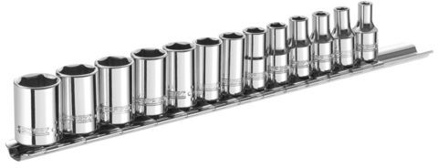 Facom Expert by Facom 1/4" Drive 13 Piece Metric Sockets on Rail 4 - 14mm