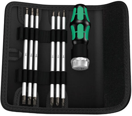 Wera Wera Kraftform Kompakt Vario RA SB Ratcheting Screwdriver Set