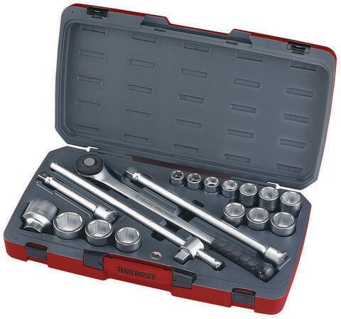 Teng Tools Teng T3418-6 18 Piece 3/4" Drive Metric Socket Set