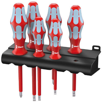 Wera Wera 3165i/6 Kraftform Plus VDE Stainless Steel Lasertip 6 Piece Screwdriver Set