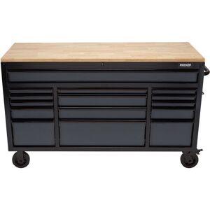 BUNKER BUNKER® 08238 15 Drawer 61" Workbench Roller Tool Cabinet - Grey BUNKER BUNKER® 08238 15 Drawer 61" Workbench Roller Tool Cabinet - Grey