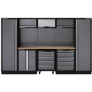 Clarke Clarke COMBGSM03 Modular Storage System 16 Piece Package Wooden Worktops Clarke Clarke COMBGSM03 Modular Storage System 16 Piece Package Wooden Worktops