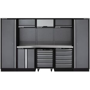 Clarke Clarke COMBGSM03 Modular Storage System 16 Piece Package Stainless Steel Worktops Clarke Clarke COMBGSM03 Modular Storage System 16 Piece Package Stainless Steel Worktops